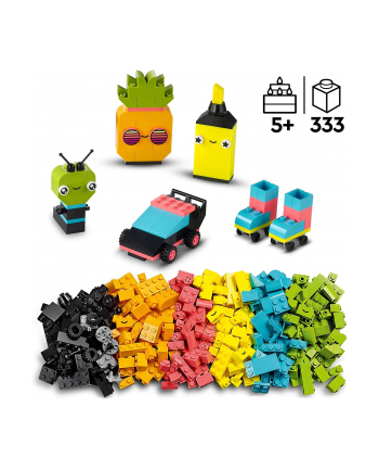 LEGO 11027 CLASSIC Kreatywna zabawa neonowymi kolorami p3