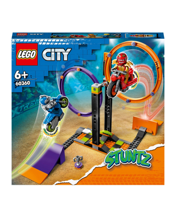 LEGO 60360 CITY Wyzwanie kaskaderskie - obracające się okręgi p4