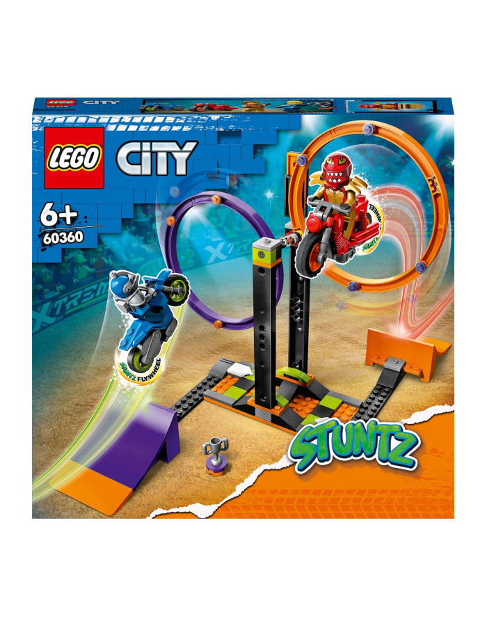LEGO 60360 CITY Wyzwanie kaskaderskie - obracające się okręgi p4 główny