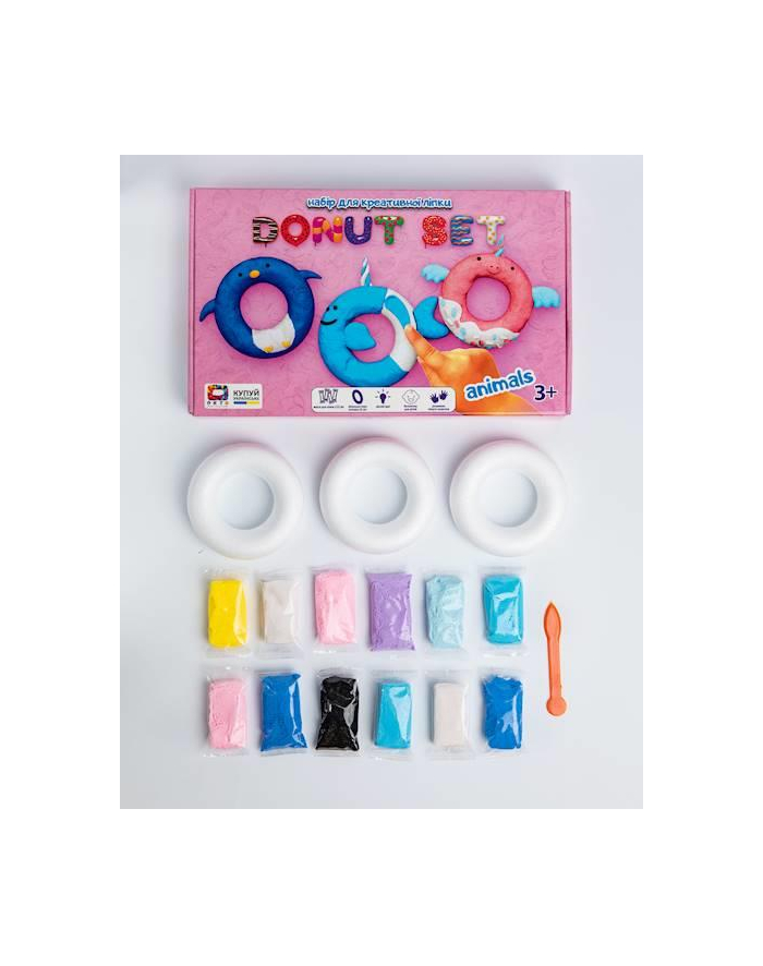 maksik Kreatywny zestaw do modelowania Donut Zwierzęta 70088 OKT 4590 główny
