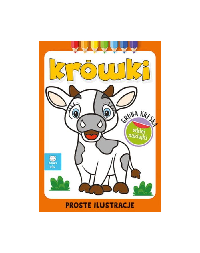 booksandfun Kolorowanka Gruba kreska Krówki. Books and fun główny