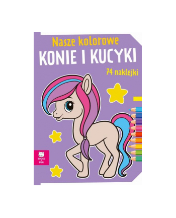booksandfun Kolorowanka Nasze kolorowe Konie i kucyki. Books and fun