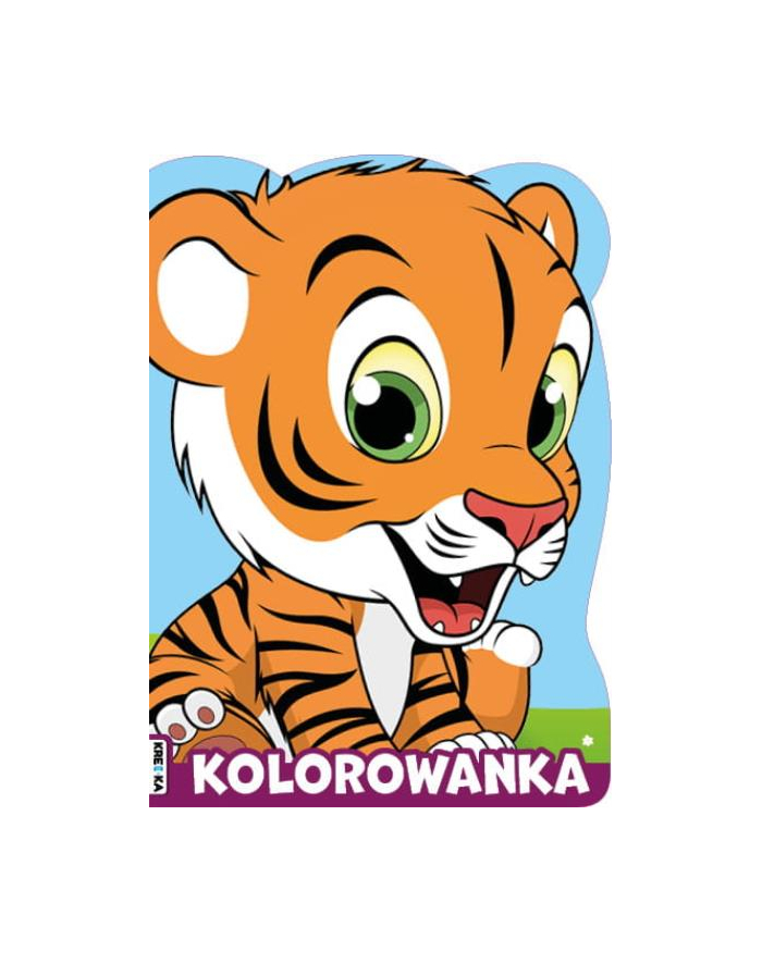 booksandfun Kolorowanka wykrojnik Tygrysek. Books and fun główny