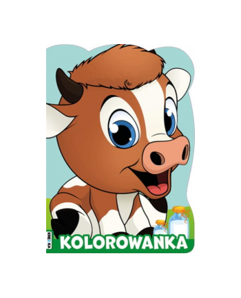 booksandfun Kolorowanka wykrojnik Krówka. Books and fun
