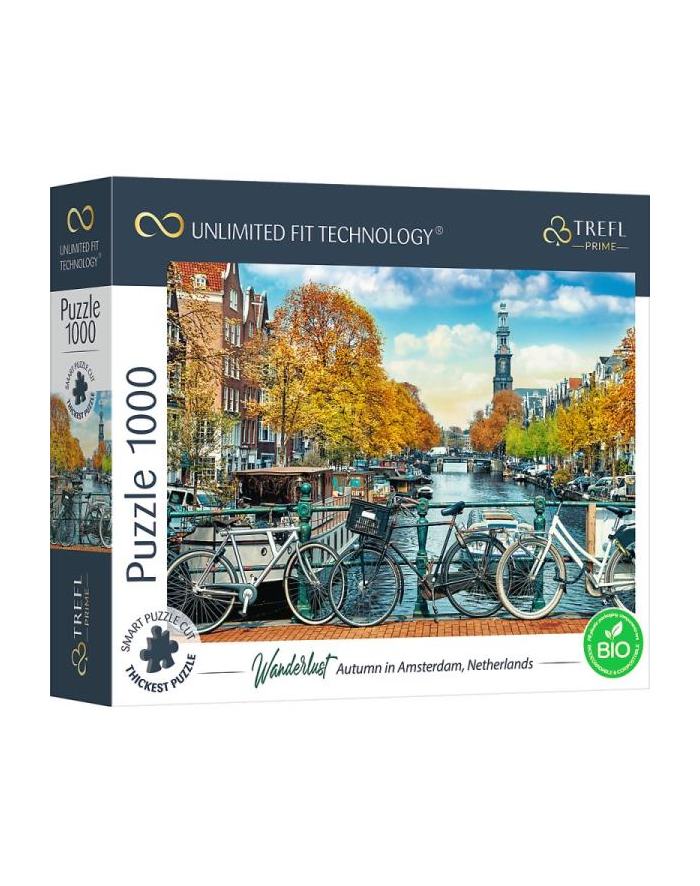 Puzzle 1000el Autumn in Amsterdam, Netherlands 10702 Trefl główny