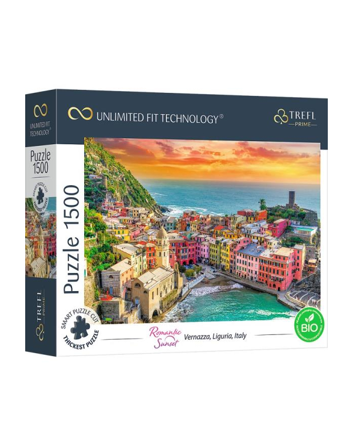 Puzzle 1500el Vernazza, Liguria, Włochy 26196 Trefl główny