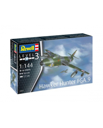 cobi Samolot do sklejania 1:144 03833 Hawker Hunter FGA.9 Revell