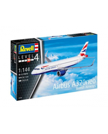 cobi Samolot do sklejania 1:144 03840 Airbus A320neo British Airways Revell
