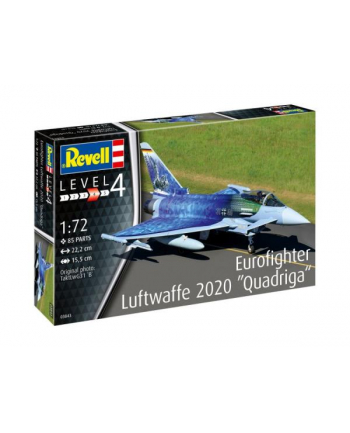 cobi Samolot do sklejania 1:72 03843  Eurofighter Luftwaffe 2020 '';Quadriga''; Revell