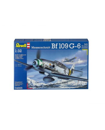 cobi Samolot do sklejania 1:32 04665 Messerschmitt Bf109 G-6 Revell
