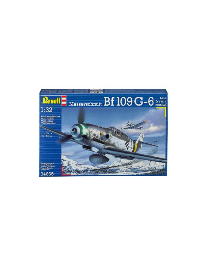 cobi Samolot do sklejania 1:32 04665 Messerschmitt Bf109 G-6 Revell główny