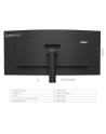 LENOVO T22i-30 21.5inch FHD IPS monitor 250cd/m2 6ms VGA HDMI 1.4 + DP 1.2 3YR - nr 30