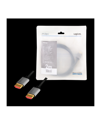 logilink Kabel HDMI 2.1 8K/60Hz  Aluminiowy 2m