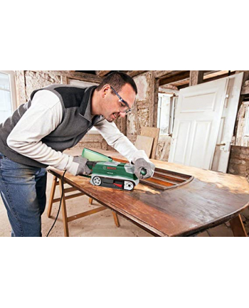 bosch powertools Bosch Belt sander PBS 75 AE, set (green, 750 watts, parallel and angle stop)