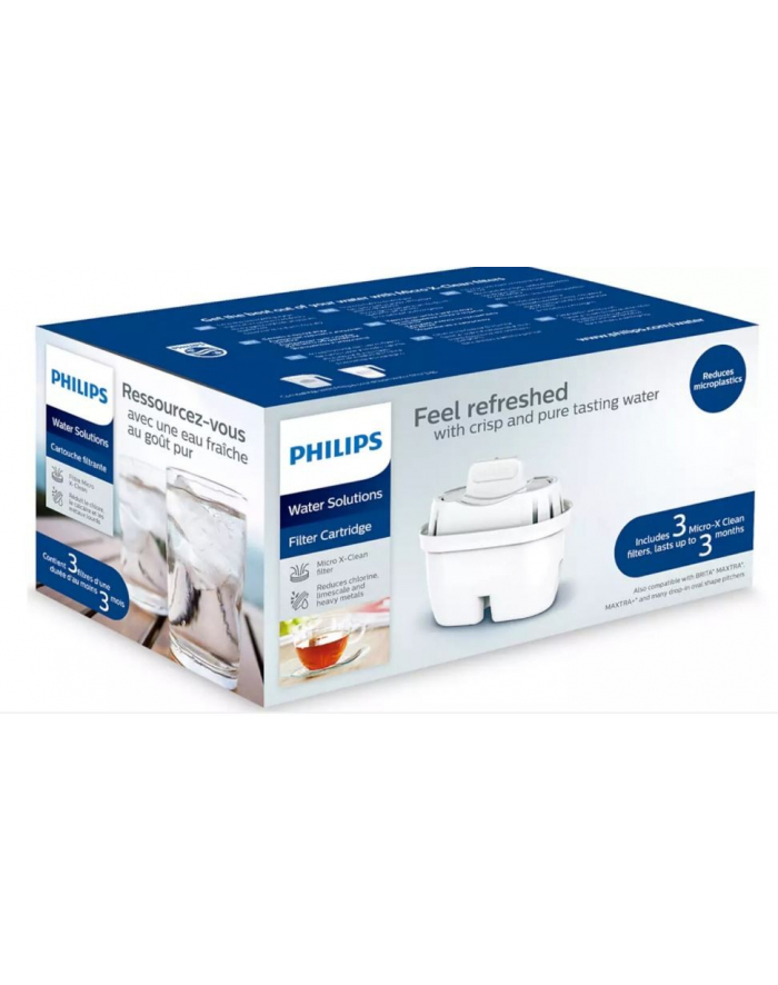 philips Filtr wymienny Micro Xclean AWP211/58 3 sztuki główny