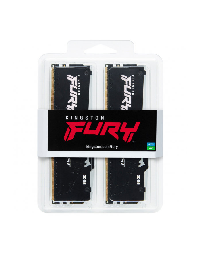 kingston Pamięć DDR5 Fury Beast Black RGB  16GB(2* 8GB)/5200  CL36 EXPO główny