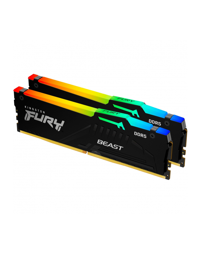 kingston Pamięć DDR5 Fury Beast Black RGB  64GB(2*32GB)/5200  CL36 EXPO główny