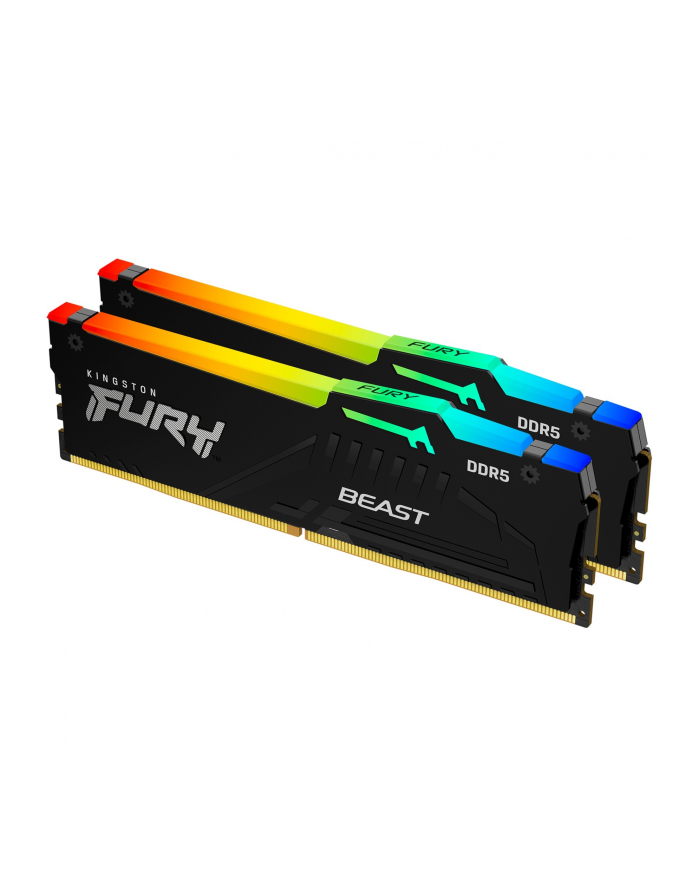 kingston Pamięć DDR5 Fury Beast Black RGB  64GB(2*32GB)/5600  CL36 EXPO główny