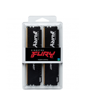 kingston Pamięć DDR5 Fury Beast Black  64GB(2*32GB)/5600  CL36