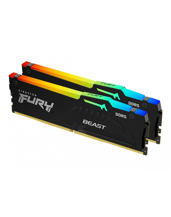 kingston Pamięć DDR5 Fury Beast Black RGB  16GB(2* 8GB)/6000  CL36 EXPO główny