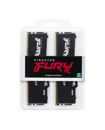 kingston Pamięć DDR5 Fury Beast Black RGB  64GB(2*32GB)/6000  CL36 EXPO