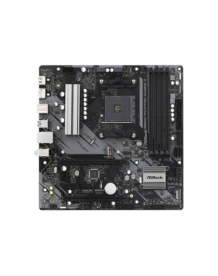 asrock Płyta główna B550M PHANTOM GAMING 4 AM4 4DDR4 HDMI/DP mATX główny