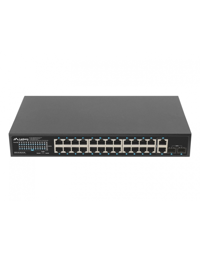 lanberg Switch 24x1GB POE+ 2xGB 2xSFP rack 19'' gigabit ethernet 360W główny