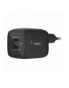 belkin Podwójna ładowarka ścienna 45W  USB-C GAN  z PPS Czarna - nr 5