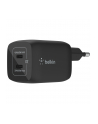 belkin Podwójna ładowarka ścienna 65W USB-C GAN z  PPS czarna - nr 16