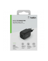 belkin Podwójna ładowarka ścienna 65W USB-C GAN z  PPS czarna - nr 22