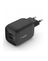 belkin Podwójna ładowarka ścienna 65W USB-C GAN z  PPS czarna - nr 9