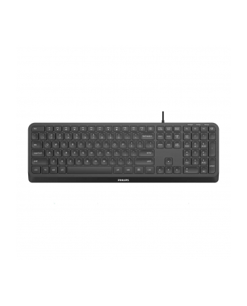 PHILIPS SPK6207B Wired Keyboard Black - US International