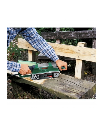 bosch powertools Bosch Belt sander PBS 75 AE, set (green, 750 watts, parallel and angle stop)