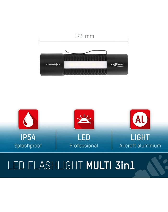 Ansmann Future Multi 3in1, flashlight (Kolor: CZARNY) główny