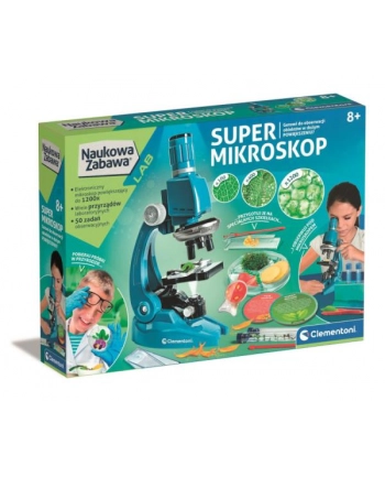 Clementoni Naukowa zabawa. Super mikroskop 50755
