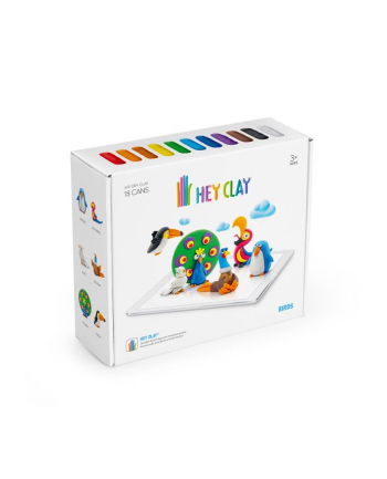 tm toys Hey Clay Masa plastyczna - Ptaki SE003CEE