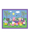 Puzzle 2w1 + memos Radosne chwile Świnka Peppa Peppa Pig 93331 Trefl - nr 4