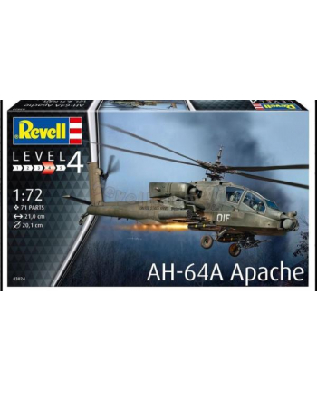 cobi Model do sklejania 1:144 63824 AH-64A Apache Revell