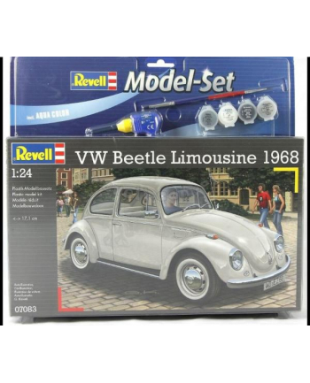 cobi Model samochodu do sklejania 1:24 67083 VW Beetle Limousine 68 Revell