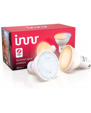 Innr Smart Spot Comfort GU10, LED lamp (2-pack, replaces 68 Watt)