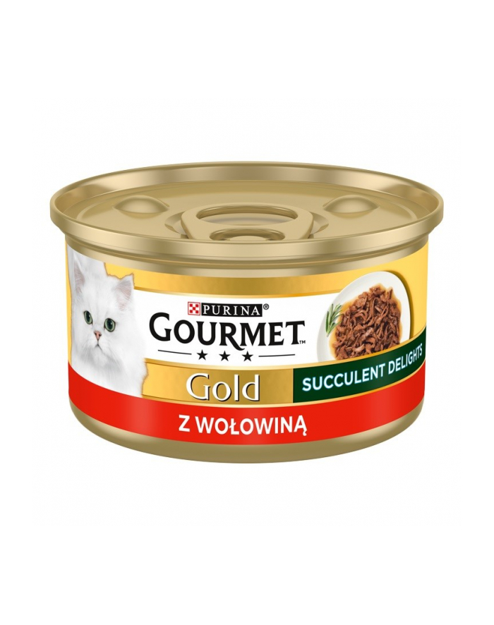 purina nestle Purina GOURMET GOLD Succulent Delights Wołowina 85g główny