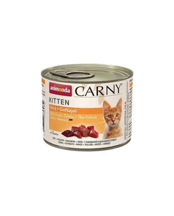 ANIMONDA Carny Kitten smak: koktajl drobiowy 200g