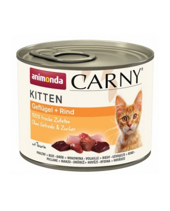 ANIMONDA Carny Kitten smak: drób wołowina 200g