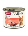 ANIMONDA Carny Kitten smak: wołowina indyk 200g - nr 1