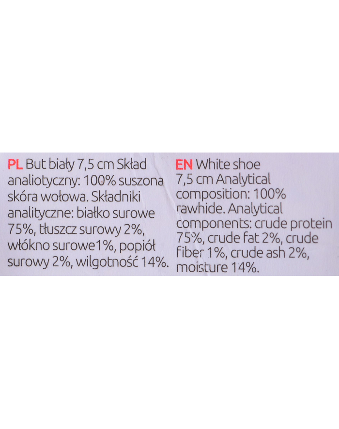 Maced Przysmak dla psa - but biały 75cm główny