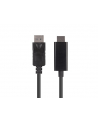 lanberg Kabel DisplayPort (M) V1.1 -> HDMI (M) 1m czarny - nr 2