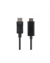 lanberg Kabel DisplayPort (M) V1.1 -> HDMI (M) 1m czarny - nr 7