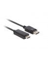 lanberg Kabel DisplayPort (M) V1.1 -> HDMI (M) 1.8m czarny - nr 10