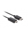 lanberg Kabel DisplayPort (M) V1.1 -> HDMI (M) 1.8m czarny - nr 13