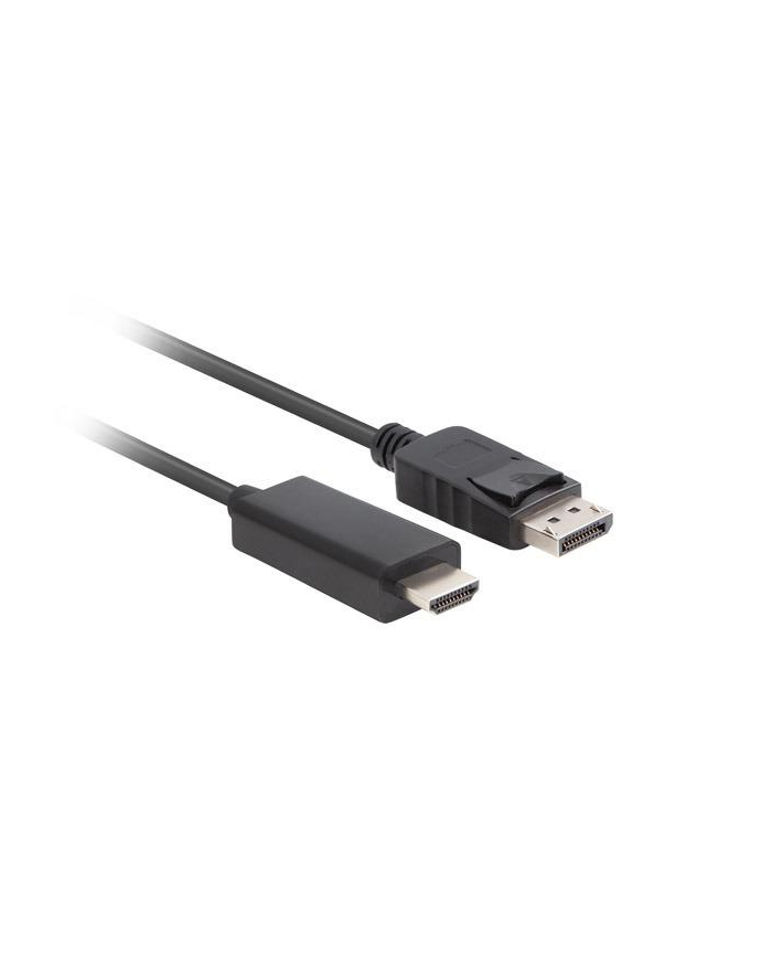 lanberg Kabel DisplayPort (M) V1.1 -> HDMI (M) 1.8m czarny główny